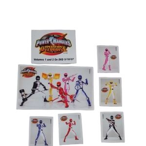 Movie Promo Slim magnets Power Rangers Operation Overdrive